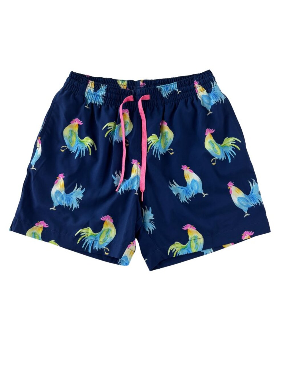 Chubbies Men's "The Fowl Plays" 5.5" Swim Shorts w/ Compression Liner Size Small